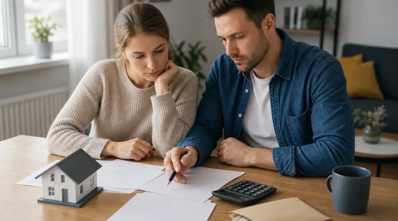 Pár propočítává bezpečnou výši hypotéky a finanční rezervu