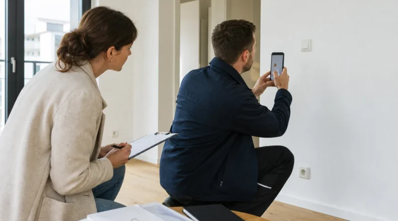 Dokumentace vady při předání zrekonstruovaného bytu