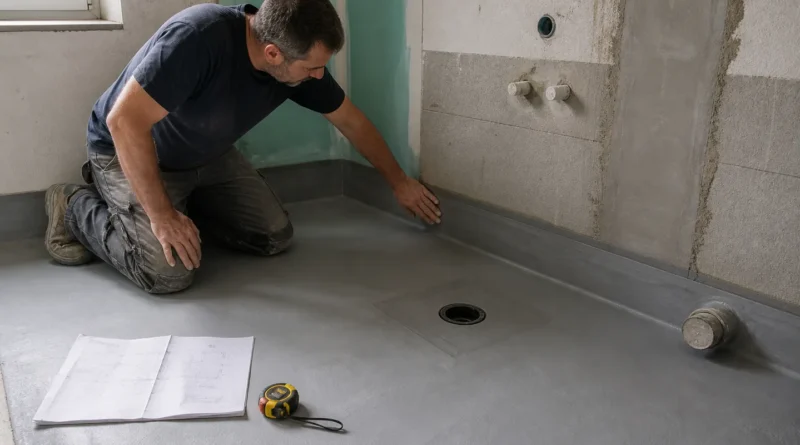 Kontrola hydroizolace při rekonstrukci koupelny